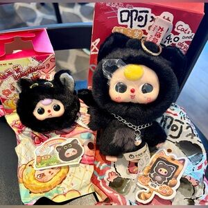 Baby Three Black Cat Bundle, dog & cat and tiny animal plush